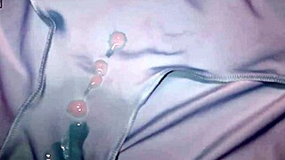 I feel so aroused masturbating with my friend's blue panties