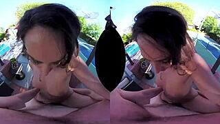 Christina Cinn's POV outdoor encounter with a well-endowed partner