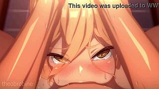 Theobrobinemale powers up with intense assistance in wild action.