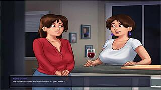 in summer time saga, 'grab my big tits'