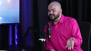 Paulo avelar likes to spank without hurting in sheer red lingerie 😏