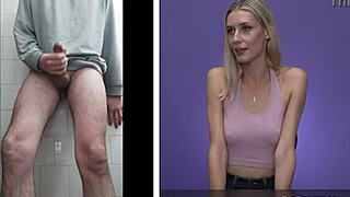 Emily Jade rates my hot cumshot reaction!