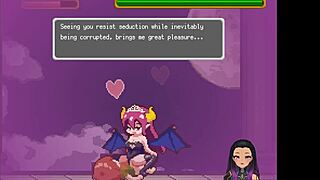 super mamono succubus hot succubus with big ass fucked me relentlessly in hentai sex game part 3