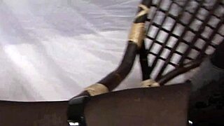 Milf feels intense pleasure during black cock facial.