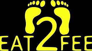 aria nicole paints her tootsies on beat2feetcom