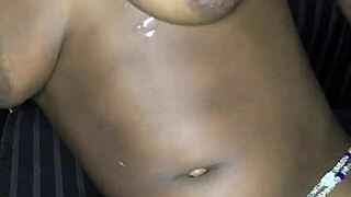 watch this crazy bitch fuck dildo in ass and pussy