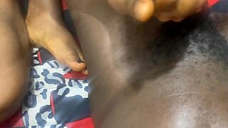 my lover teases with a sexy dance before bending over doggy style