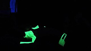 Detailed POV sex with Dayanara under black light in amateur fetish scene