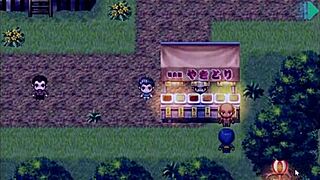 why is natsuki's pussy so wet from peeing in public in this hentai game?