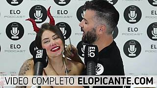 sara blonde sucks lollipop in spicy room