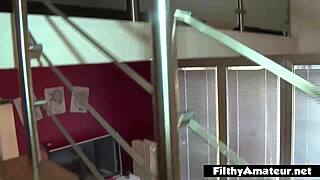 This bbw has hairy pussy licked and gets double penetration