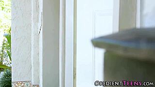 Petite Teen in Lingerie Engages in Kinky BDSM Fucking Session