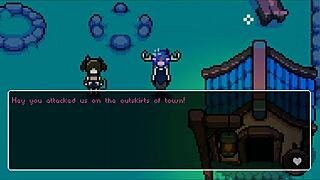 doki doki tri-line hentai game ep 2 with lesbian succubus