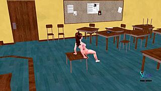 animated 3d cartoon porn with beautiful teen 18+ girl posing