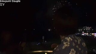 Emu Yumi Gives Handjob In Yukata After Fireworks