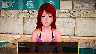 my new family has small tits and redhead 😊