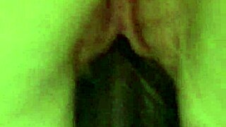 Amateur snow bunny fucks big black cock in restrooms, petite body shaking