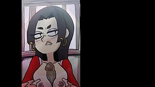 Boa Hancock gives casual titty fuck in anime loop