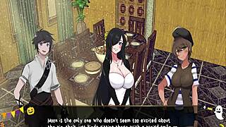 monster says, 'feel my footjob under desk'