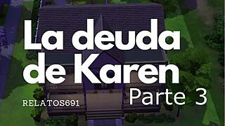 The Sims 4 - La Deuda De Karen 3 With Teen Threesome