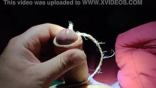 Ifoslave cums for you with his cock in this solo scene