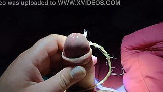 Ifoslave cums for you with his cock in this solo scene