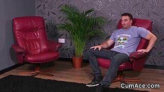 Peculiar Model Gets Jizz Shot on Her Face Gulping All the Load