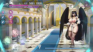 Goddess says, 'Bend me over for doggystyle creampie in this anime?'