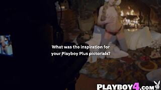 Scarlett Sage Poses Naked On Bar