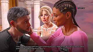 atlas has a threesome with leyala and naya in the game.