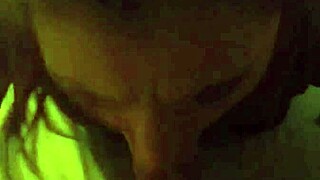 Haley Anthony gags on deepthroat blowjob