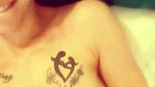 She makes him cum all over her face with toys and handjob!