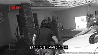 Teen Cara Dee has fun playing with two cocks in group action