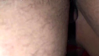 after the ball my girlfriend dragged a guy to fuck her bareback and cum inside! choking and gagging on his cock