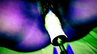 latina teen has amazing orgasm with dildo