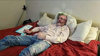 Slimyslimy1 Sneaks Huge Cum Load in Tight White Shorts