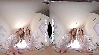 Naughty America VR Threesome with Kenna James and Veronica Weston at Same Time
