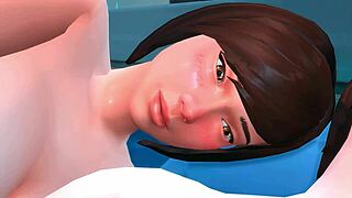Couple Has Passionate Sex in Sims 4