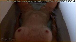 i got all wet in the hotel bath with my big tits