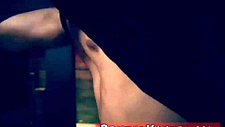 Extreme BDSM bondage on birthday ends with facial.