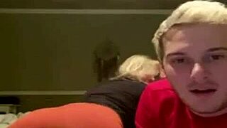 Watching a periscope stream of a teen blonde girl part one