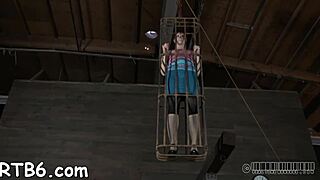 Is this anal punishment making her squirt uncontrollably?