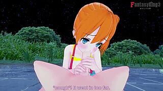 Misty performs BLOWJOB in POV scene with her big tits