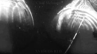 My wife casually shows off on Brazilian beaches in public outdoor settings