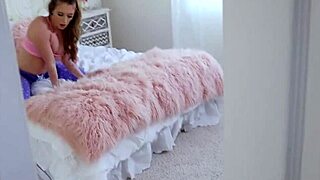 POV Stepteen Blonde Babe Gets Messy Facial