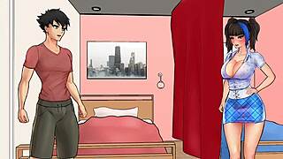 Helping my friend with her intimate needs.