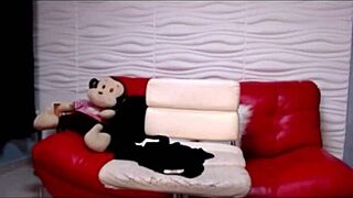 Hot Latina Teen Uses Dildo And Vibrator For Webcam Orgasm.