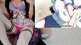 Will the busty student lose virginity to teacher?