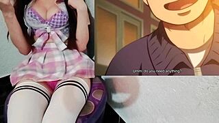 Will the busty student lose virginity to teacher?