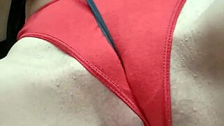 Playing with a ribbon leads to intense pussy masturbation